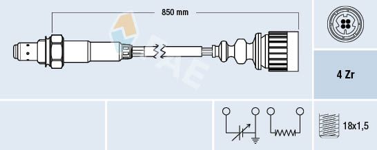 Sonda lambda FAE 77174