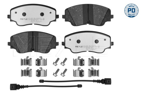 set placute frana,frana disc MEYLE 025 206 2618/PD