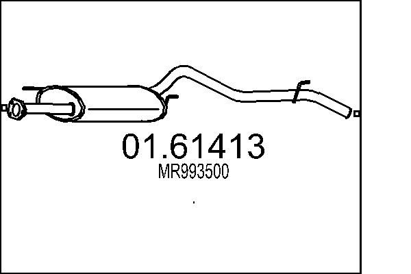 Tłumik końcowy MTS 01.61397