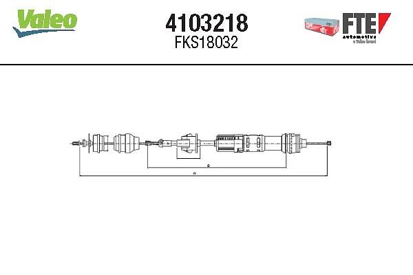 Cablu ambreiaj FTE 4103218