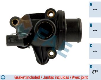 Termostat, środek chłodzący FAE 5345087