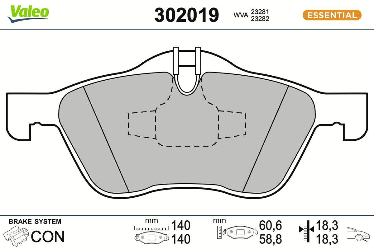 Комплект тормозных колодок, дисковый тормоз