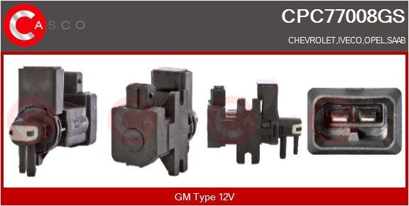 Levně Měnič tlaku, výfukový systém CASCO CPC77008GS