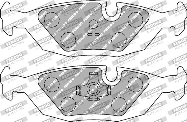 Zestaw klocków hamulcowych, hamulce tarczowe FERODO RACING FCP296H