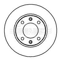Tarcza hamulcowa BORG & BECK BBD4910