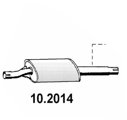 Tłumik przedni ASSO 10.2014