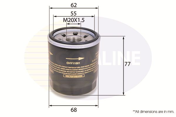 Filtr oleju COMLINE CHY11001