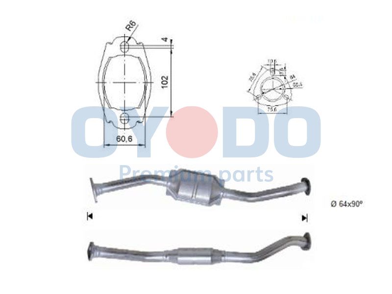 Katalizator OYODO 20N0054-OYO
