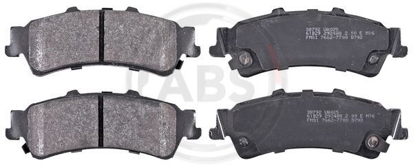 Zestaw klocków hamulcowych, hamulce tarczowe A.B.S. 38792