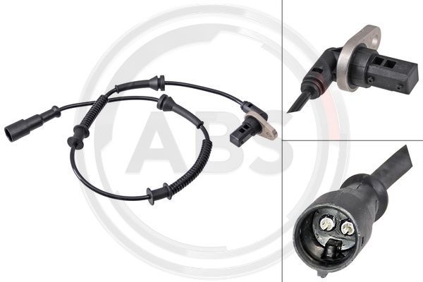 Czujnik, prędkość obrotowa koła A.B.S. 32179