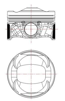 Tłok MAHLE 039 PI 00134 000