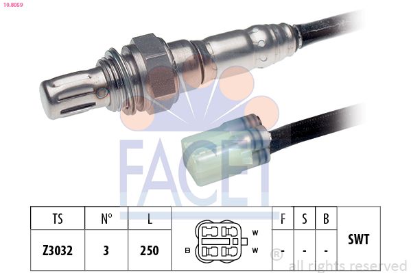 Sonda lambda FACET 10.8059