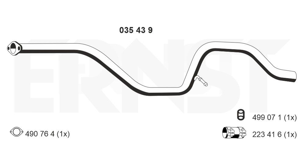 Racord evacuare ERNST 035439