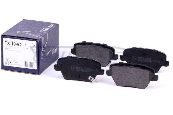 Levně Sada brzdových destiček, kotoučová brzda TOMEX Brakes 19-62