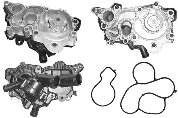 Pompe à eau, refroidissement du moteur
