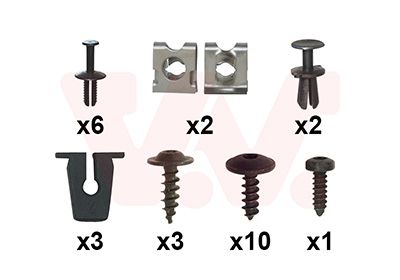 Set montaj, bara protectie VAN WEZEL 4907794