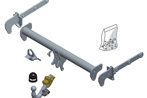 Zestaw zaczepu przyczepy BRINK 597000