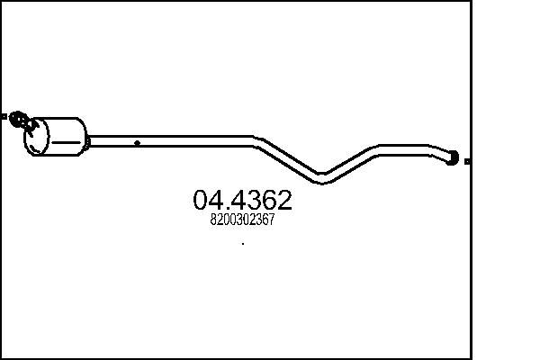 Katalizator MTS 04.4362