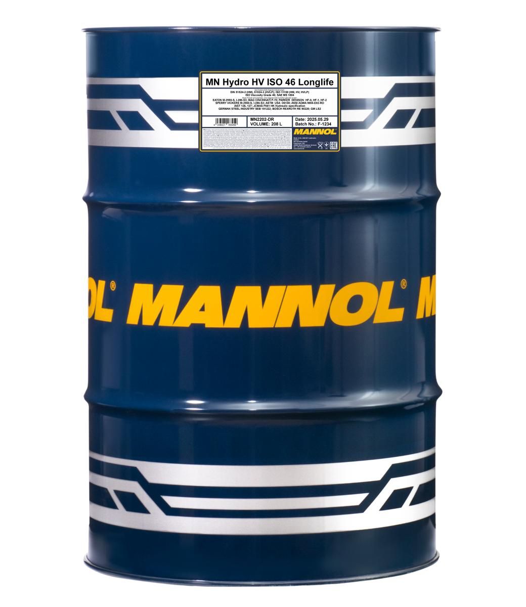 MANNOL HYDRO ISO 46 HV- 208L