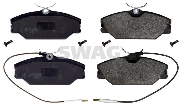 Zestaw klocków hamulcowych, hamulce tarczowe SWAG 60 91 6381