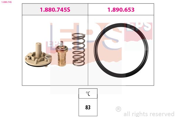 Termostat, chladivo EPS 1.880.745