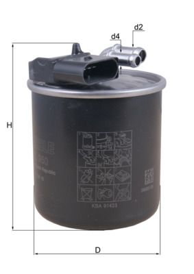 Palivový filter MAHLE KL 950