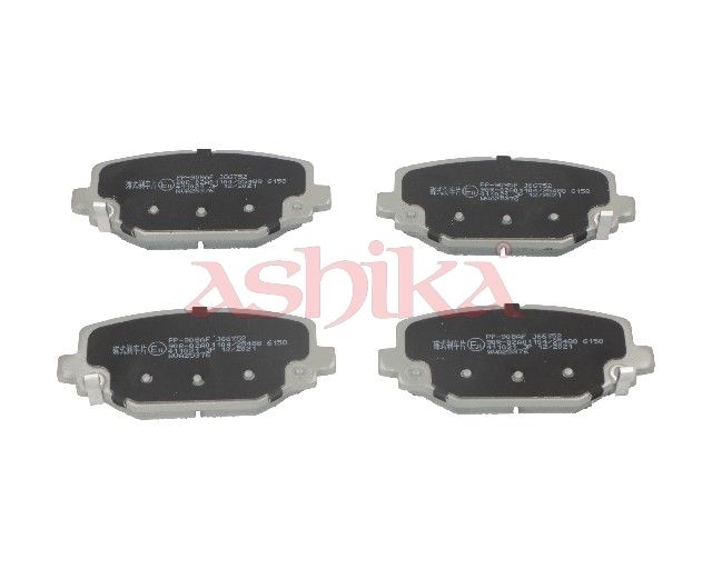 set placute frana,frana disc ASHIKA 51-09-908