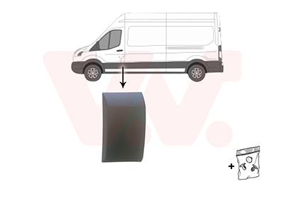 Elemente decorative/protectie, panou lateral VAN WEZEL 1991405