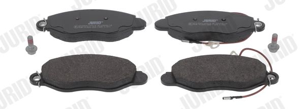 Zestaw klocków hamulcowych, hamulce tarczowe JURID 572564J