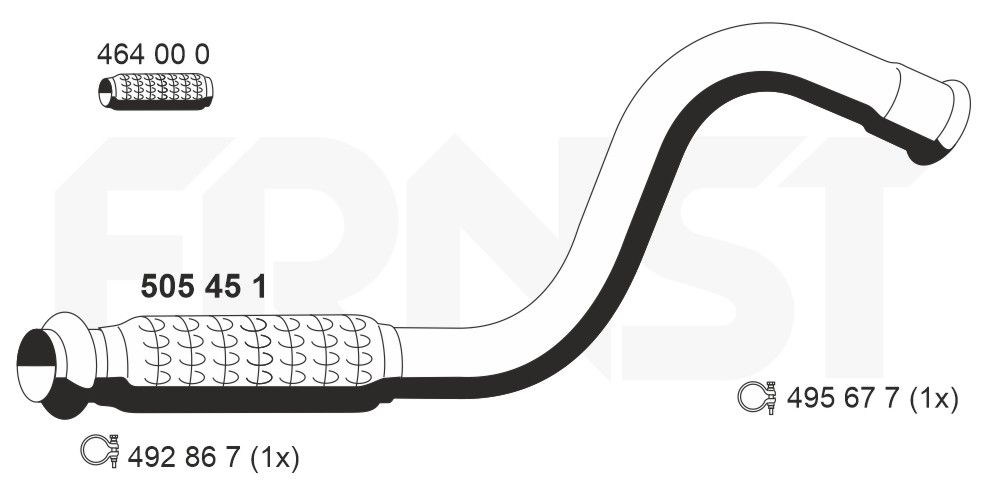 Racord evacuare ERNST 505451