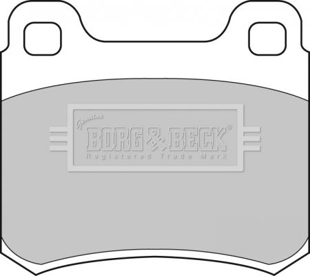 Zestaw klocków hamulcowych, hamulce tarczowe BORG & BECK BBP1315