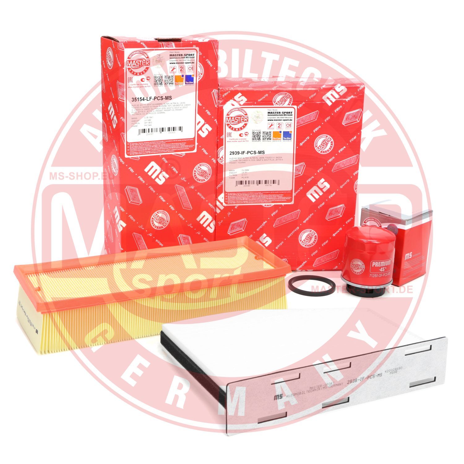 E-shop Filter - Sada MASTER-SPORT GERMANY 450002023