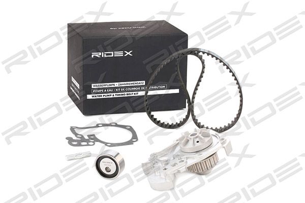 Pompa wodna + zestaw paska rozrządu RIDEX 3096W0106