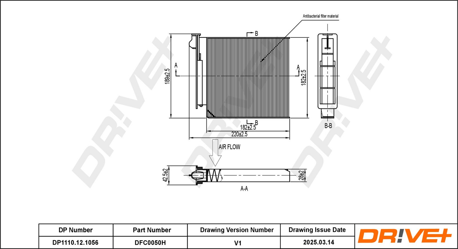 Фильтр, воздух во внутренном пространстве