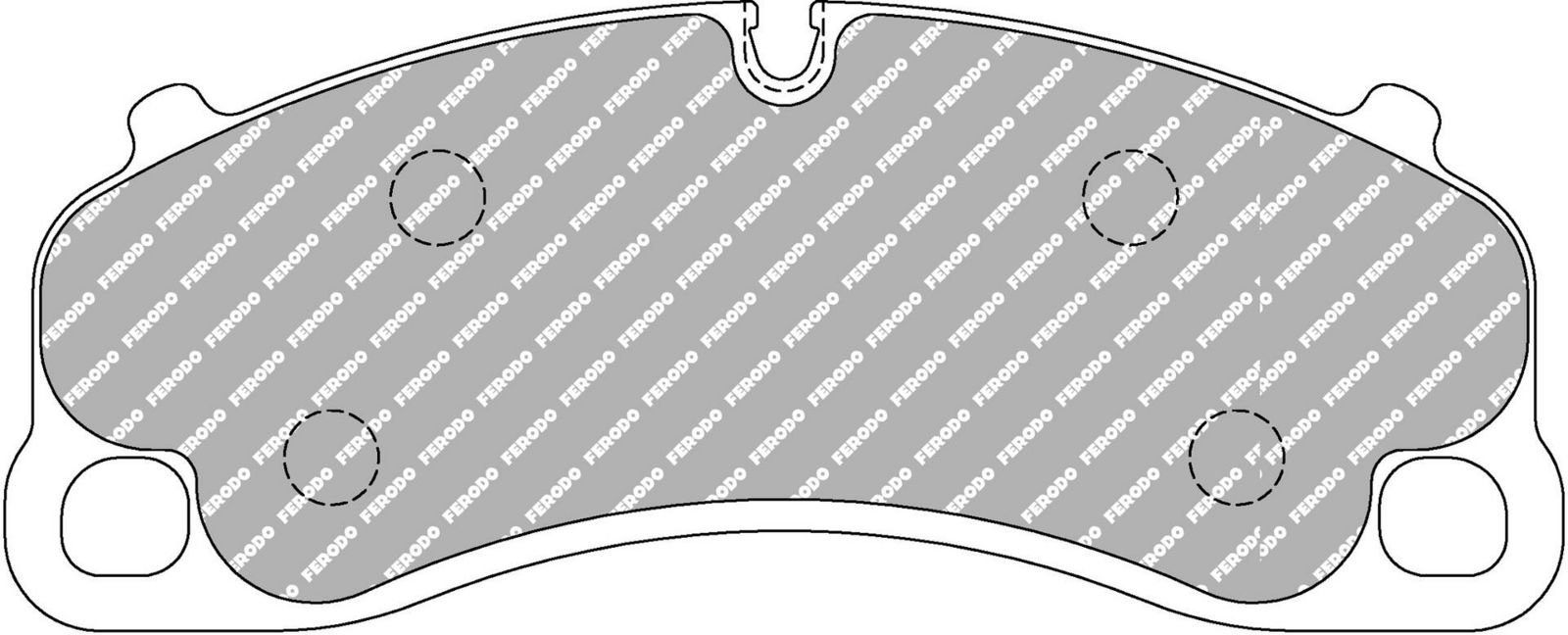 set placute frana,frana disc FERODO FCP4664H