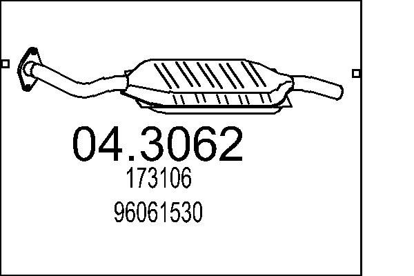 Katalizator MTS 04.3062