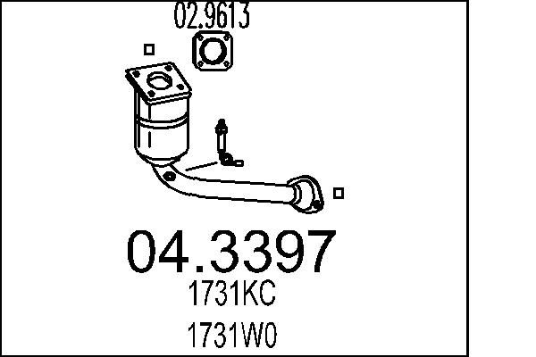 Katalizator MTS 04.3397