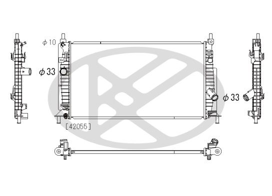 Radiator, racire motor KOYORAD PL062305