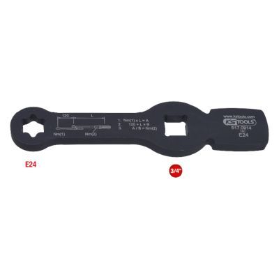 Cheie de impact, îmbinare filetată etrier de frână KS TOOLS 517.0914