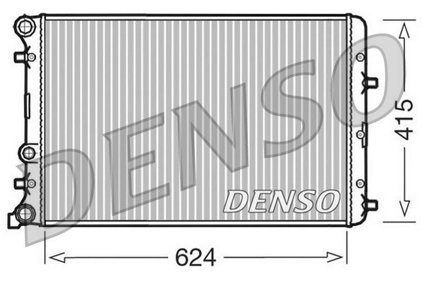 Chłodnica, układ chłodzenia silnika DENSO DRM27003