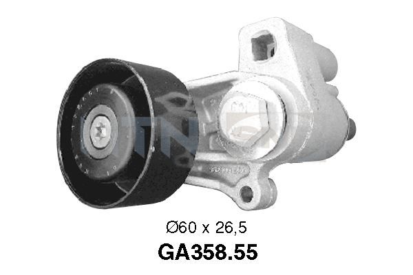 Rolka napinacza, pasek klinowy wielorowkowy SNR GA358.55
