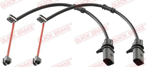 Výstražný kontakt, opotřebení obložení QUICK BRAKE WS 0394 A