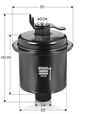 Filtr paliwa TECNECO FILTERS IN63