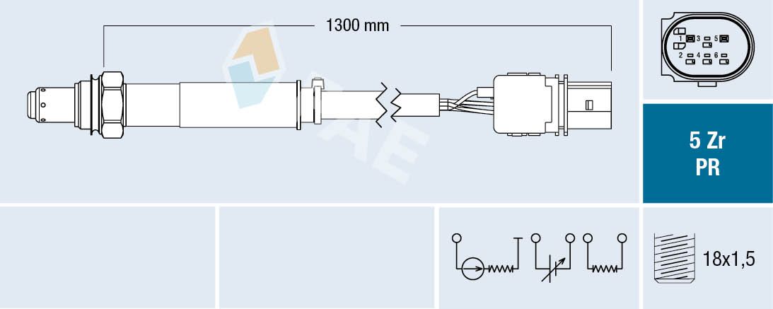 Sonda lambda FAE 75098