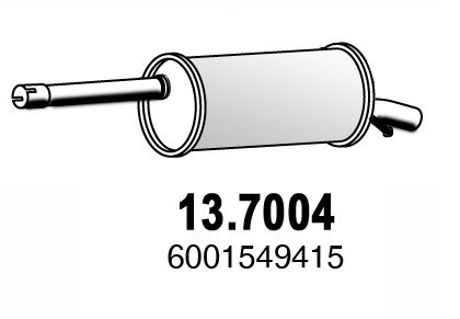 Tłumik końcowy ASSO 13.7004