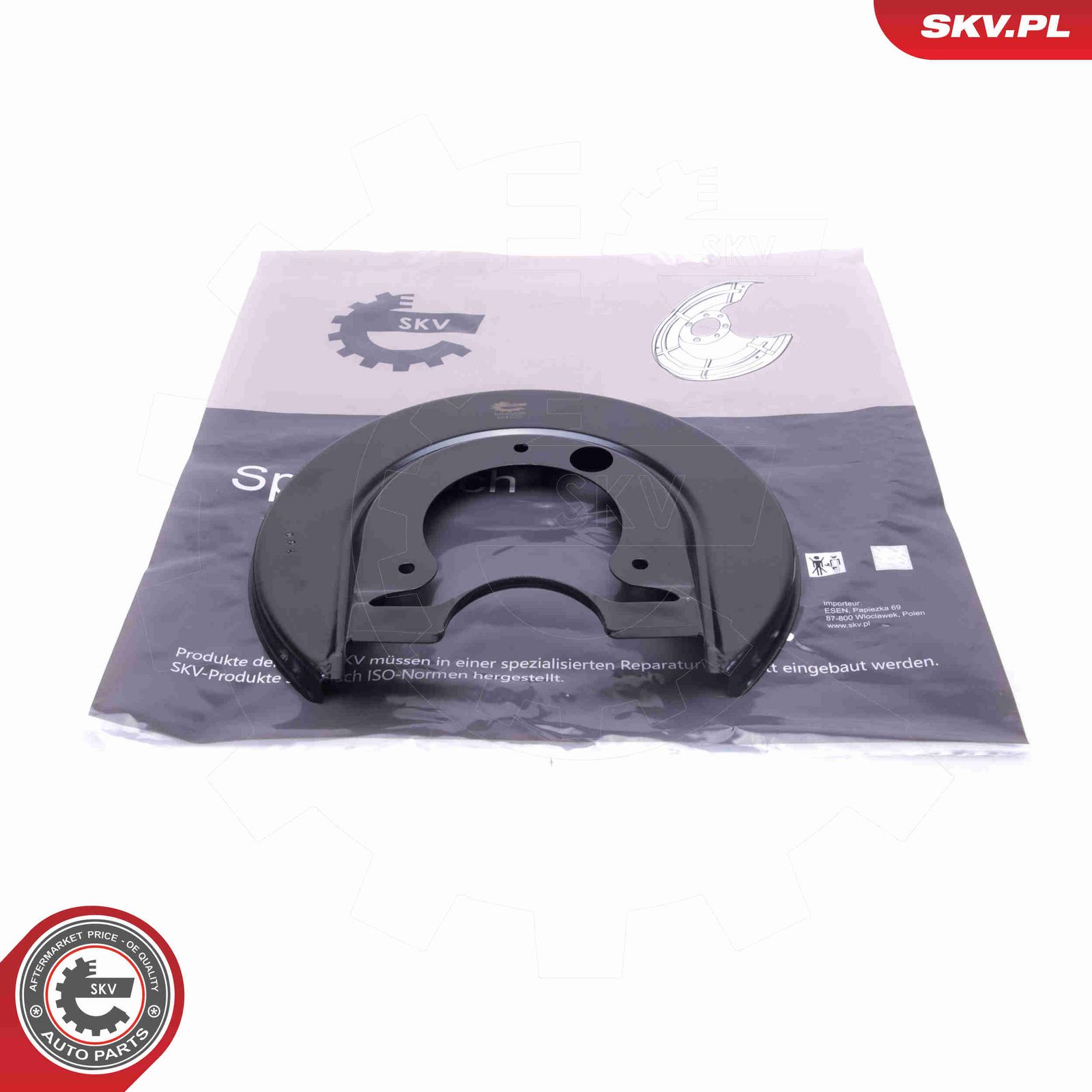 protectie stropire,disc frana ESEN SKV 57SKV698