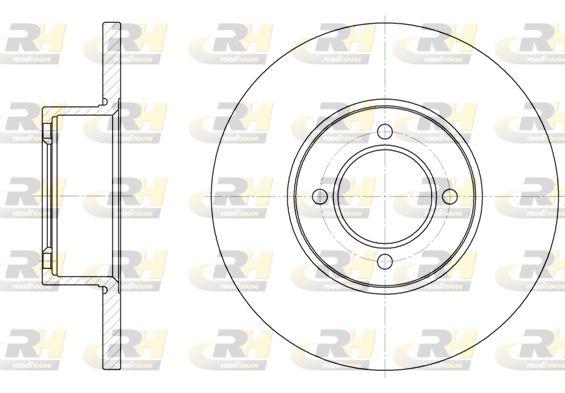 Tarcza hamulcowa ROADHOUSE 6127.00