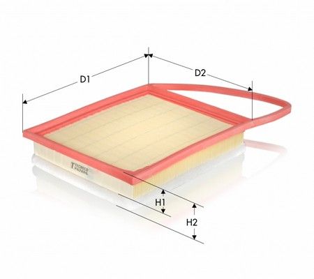 Filtr powietrza TECNECO FILTERS AR3585PMS