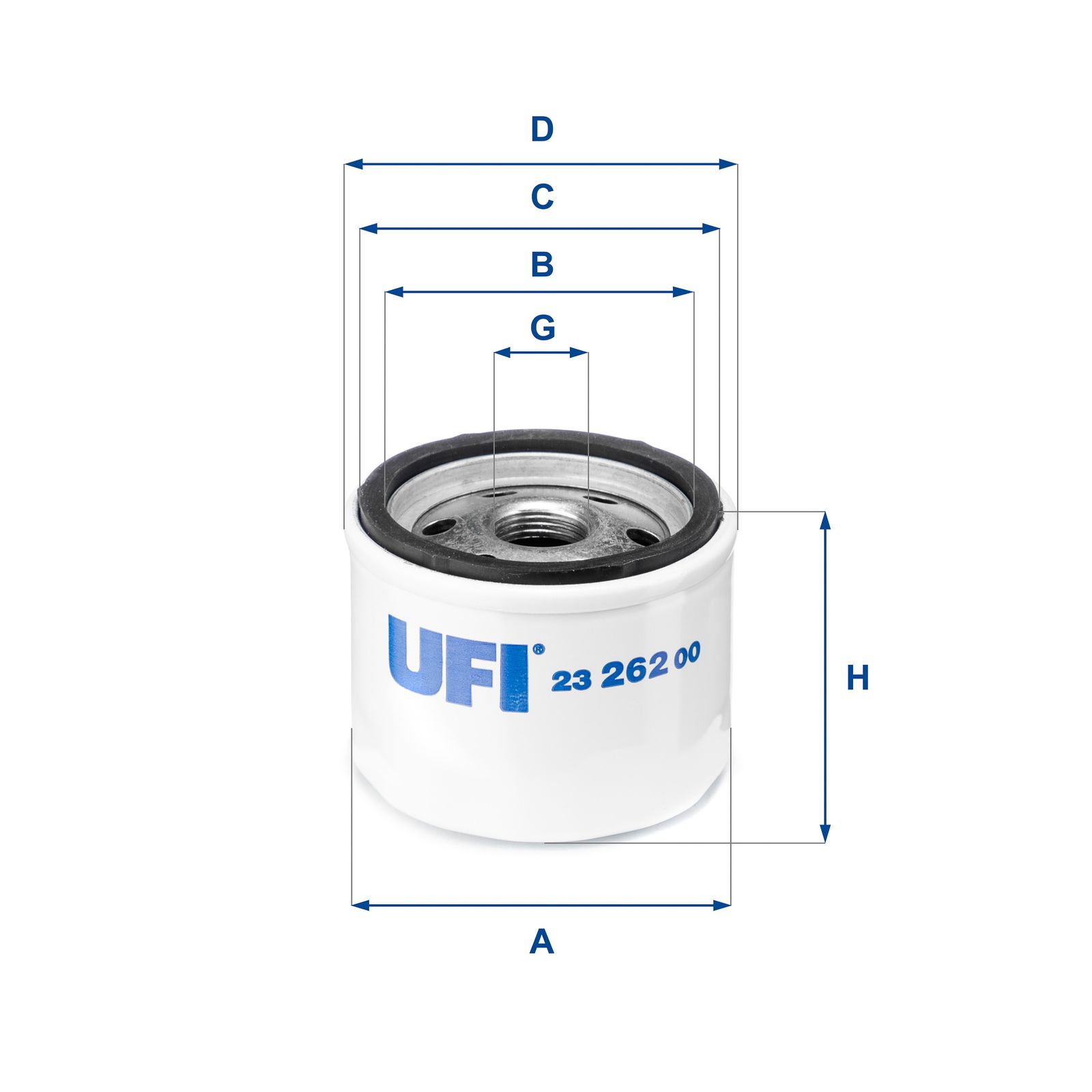 Filtr oleju UFI 23.262.00