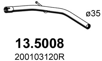 Rura wydechowa ASSO 13.5008